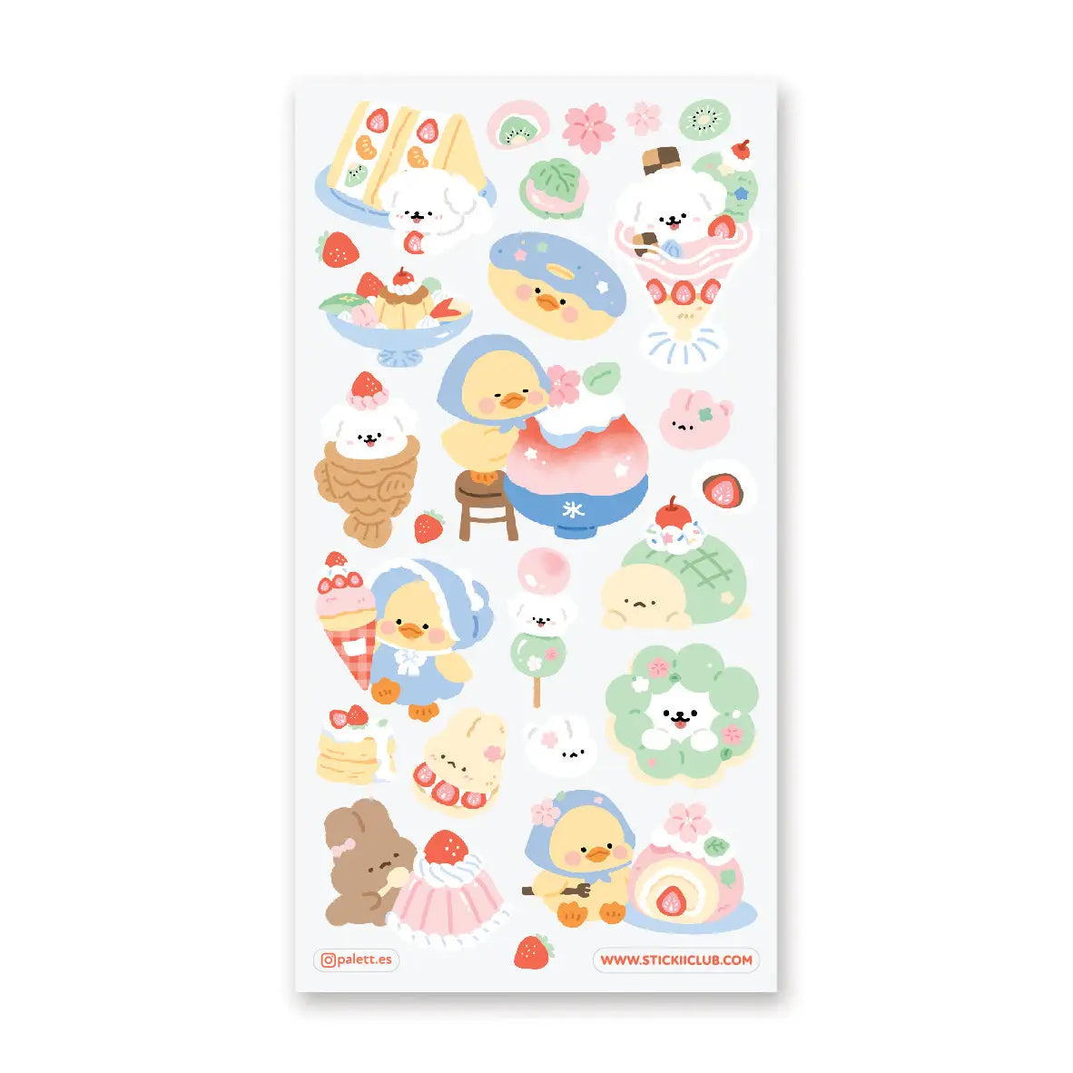 STICKII Berry Sweet Friends Sticker Sheet