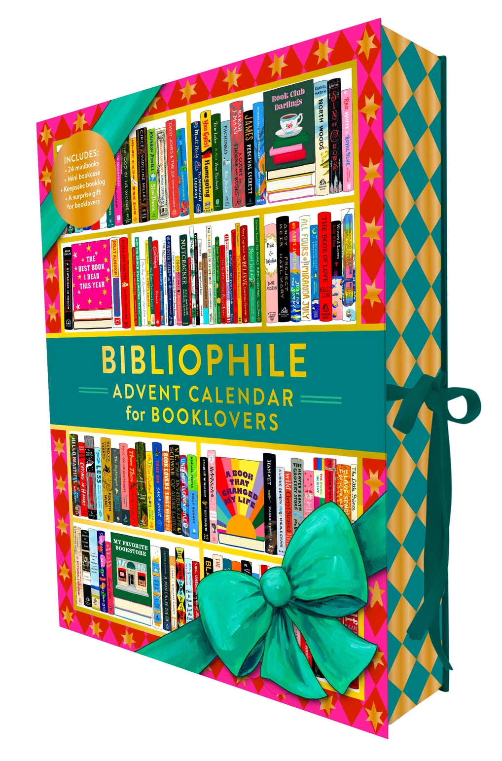 An irresistible advent calendar for booklovers based on Jane Mount’s beloved Bibliophile books and artwork.Each tiny book will delight you—filled with a question for the day or trivia made for booklovers, all accompanied by irresistible illustrations. The little library provided inside offers the perfect place to shelve the mini treasures once you have enjoyed each book’s splendor!
The Bibliophile’s Advent Calendar for Booklovers includes:
24 miniature books of prompts, trivia, and illustrations
A m