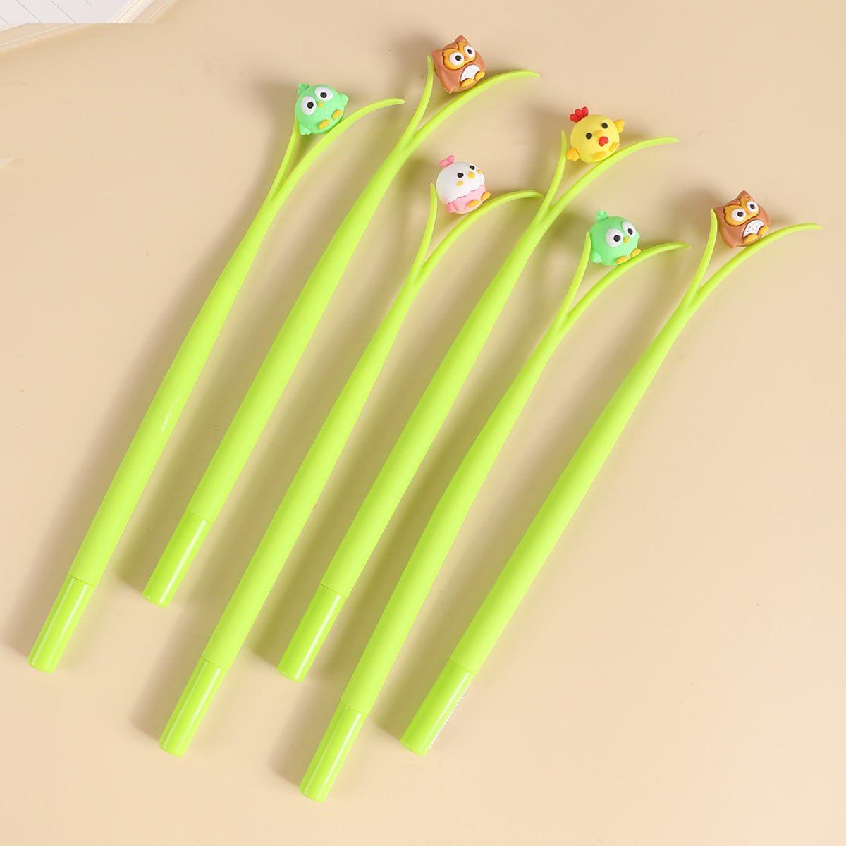 Bird & Owl Wiggle Gel Pen 0.5mm Black Ink