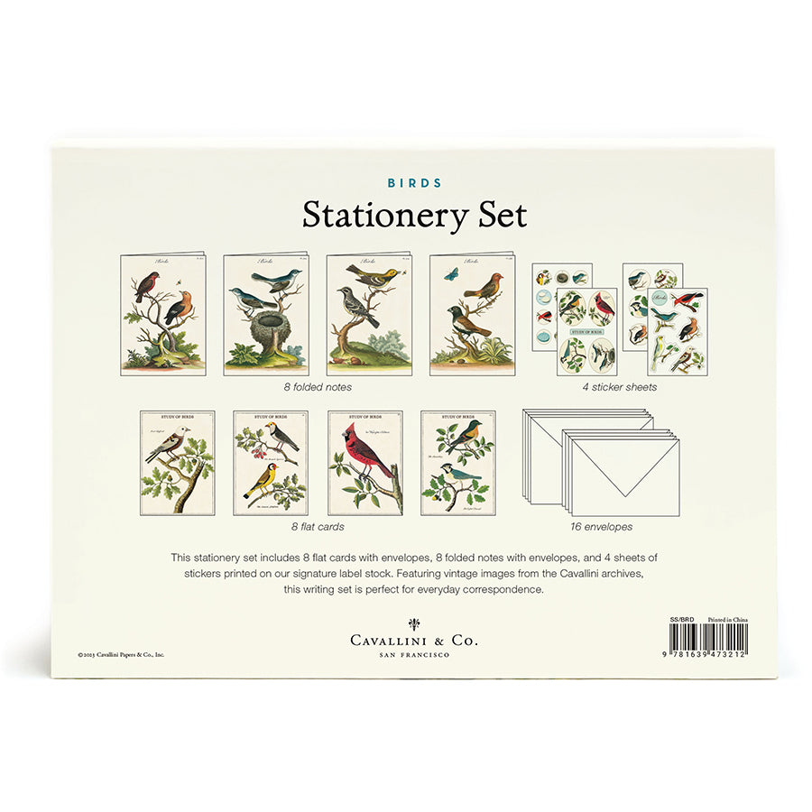Birds Stationery Set