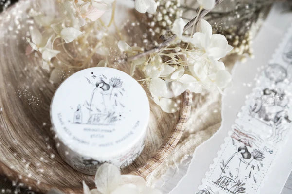 Black Milk Project - Monochrome Girls Washi Tape
Hand-illustrated stamp washi tape.
• 10 unique designs per roll (5 meters per roll)