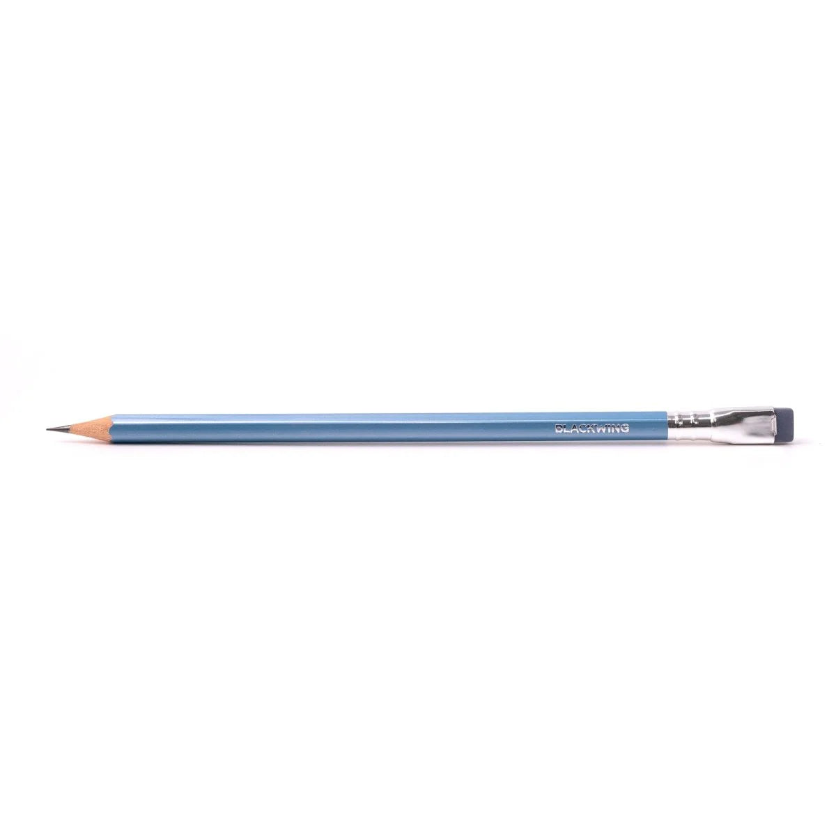 A favorite of calligraphers and illustrators, the Blackwing Pearl pencil includes a balanced and smooth graphite core that is softer than the graphite found in the Blackwing 602 but firmer than the graphite found in the Blackwing Matte. Perfect for daily writing, journaling, and sketching. Each pencil features a pearlescent white, pink, or blue finish, our iconic square Blackwing ferrule, and a replaceable eraser.
Blackwing Pearl pencils come in a 12-pack gift box that doubles as a pencil cup. 