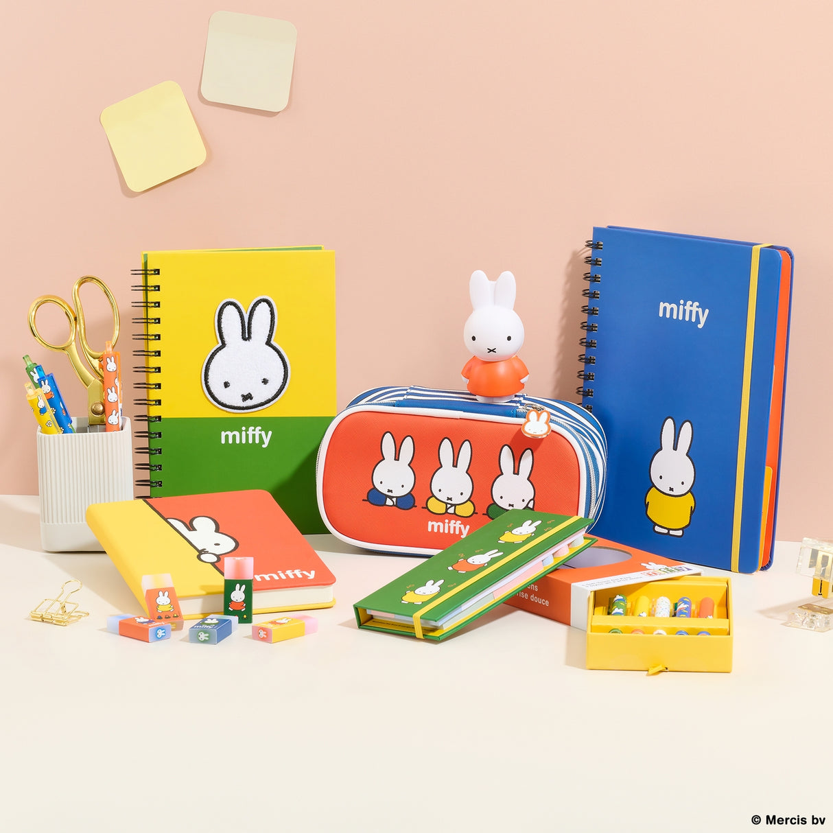Block Eraser Set Classic Miffy 5 Erasers in Paper