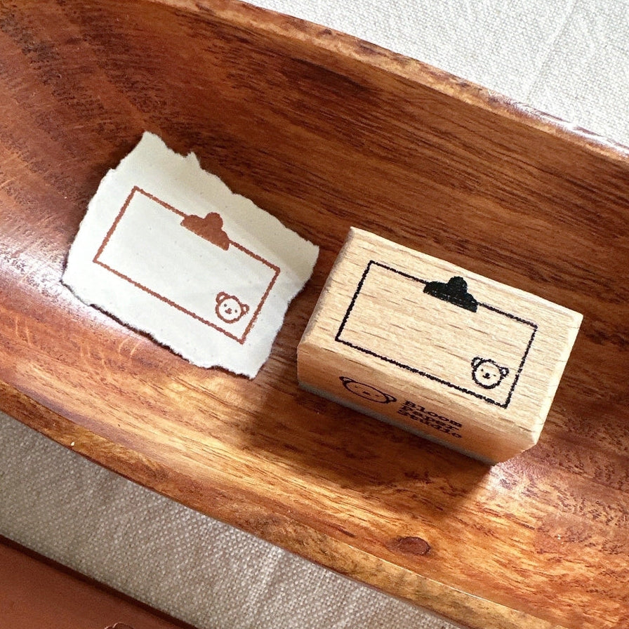 Our adorable Bear wooden stamps are here! Our stamps add a sweet and cute touch to your planner or journal. Add them in your journaling, planning, and memory keeping spreads!
Stamped image is approximately 0.6"x1.2".
