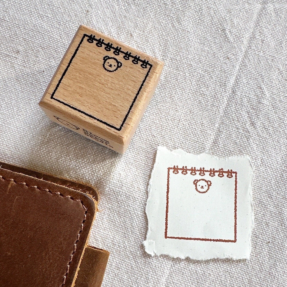 Our adorable Bear wooden stamps are here! Our stamps add a sweet and cute touch to your planner or journal. Add them in your journaling, planning, and memory keeping spreads!
Stamped image is approximately 1.1"x1.1".