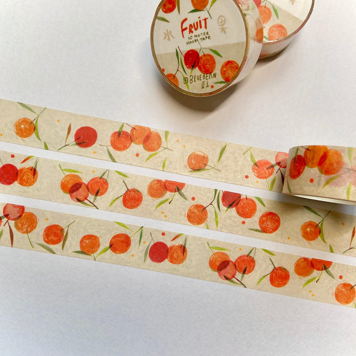 Here is where whimsical illustrations and delightful goodies come to life. Add a touch of artistry to your world.
Washi Tape featuring artwork from Blue Bean Illustrations
20mm x 10m
Comes with one washi tape