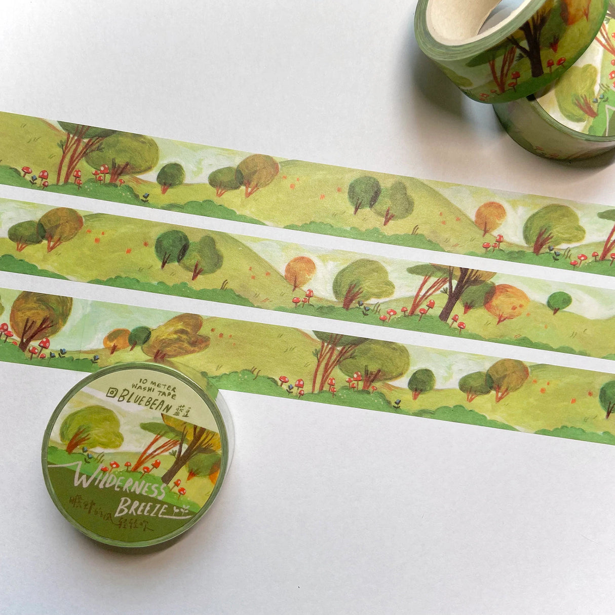 Here is where whimsical illustrations and delightful goodies come to life. Add a touch of artistry to your world.
Washi Tape featuring artwork from Blue Bean Illustrations
20mm x 10m
Comes with one washi tape