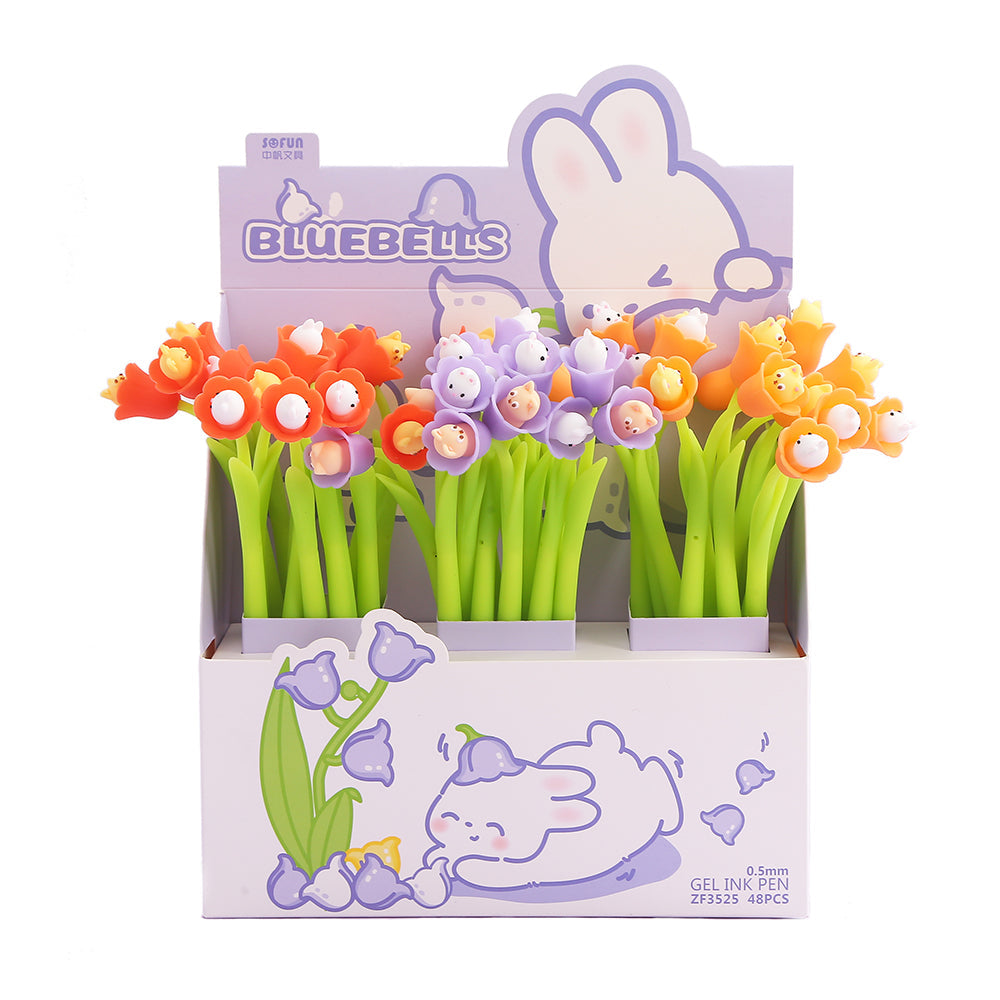 Bluebell Flower Gel Pen