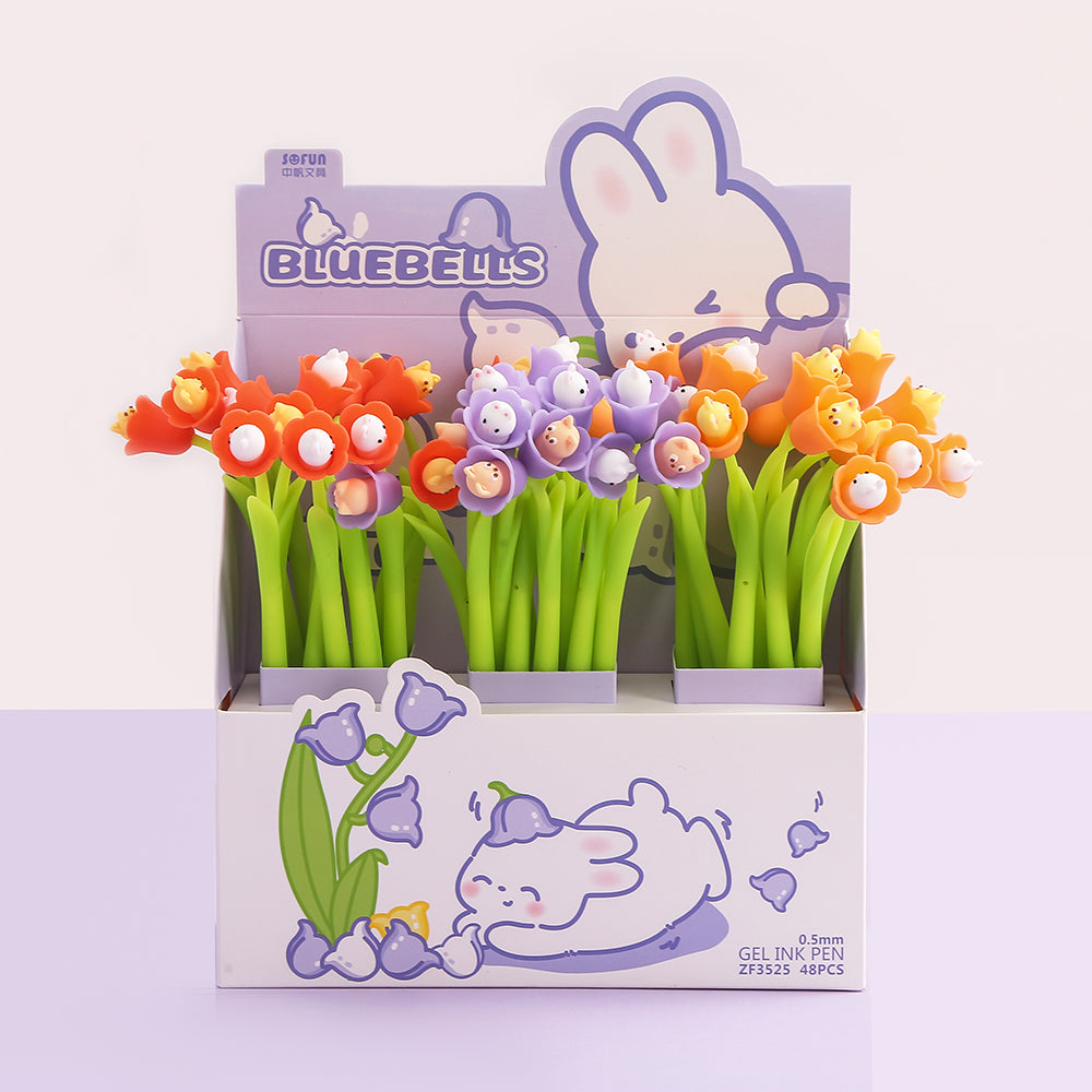 Bluebell Flower Gel Pen