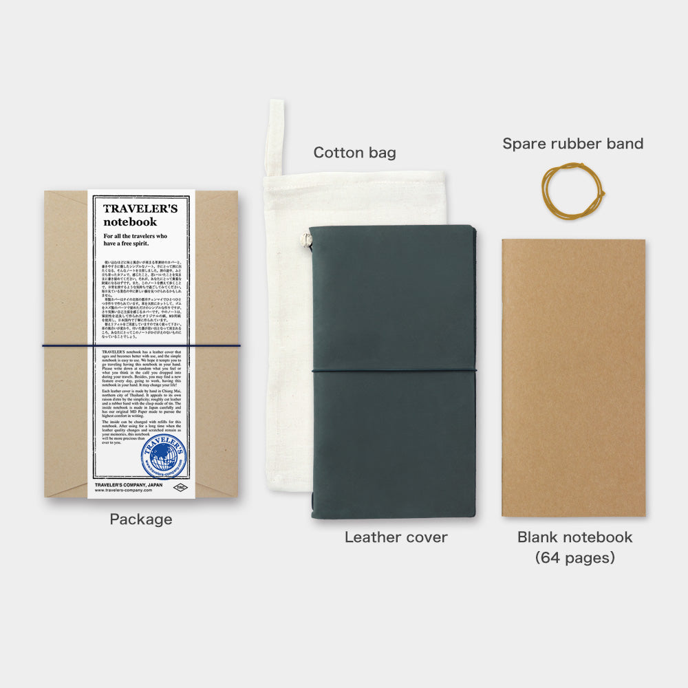 TRAVELER'S notebook Blue (Regular Size)