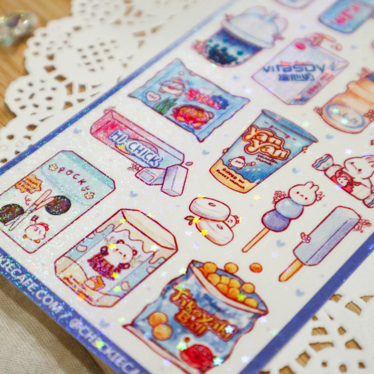 These stickers are perfect for decorating your personal belongings, journals, planners, penpal letters, or something you can stare at all day...basically, anything you want as long as it makes you happy
Details
Handmade
Star Holographic Vinyl
Vinyl: UV Resistant, Waterproof, Weatherproof, Tearproof, Scratchproof
Advised using tweezers for easy removable of stickers
Dimension: 3" x 6.5" (Large) 