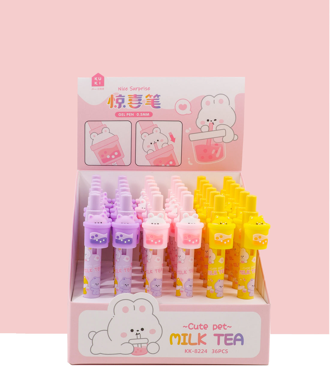 Boba Pet Retractable Gel Pen