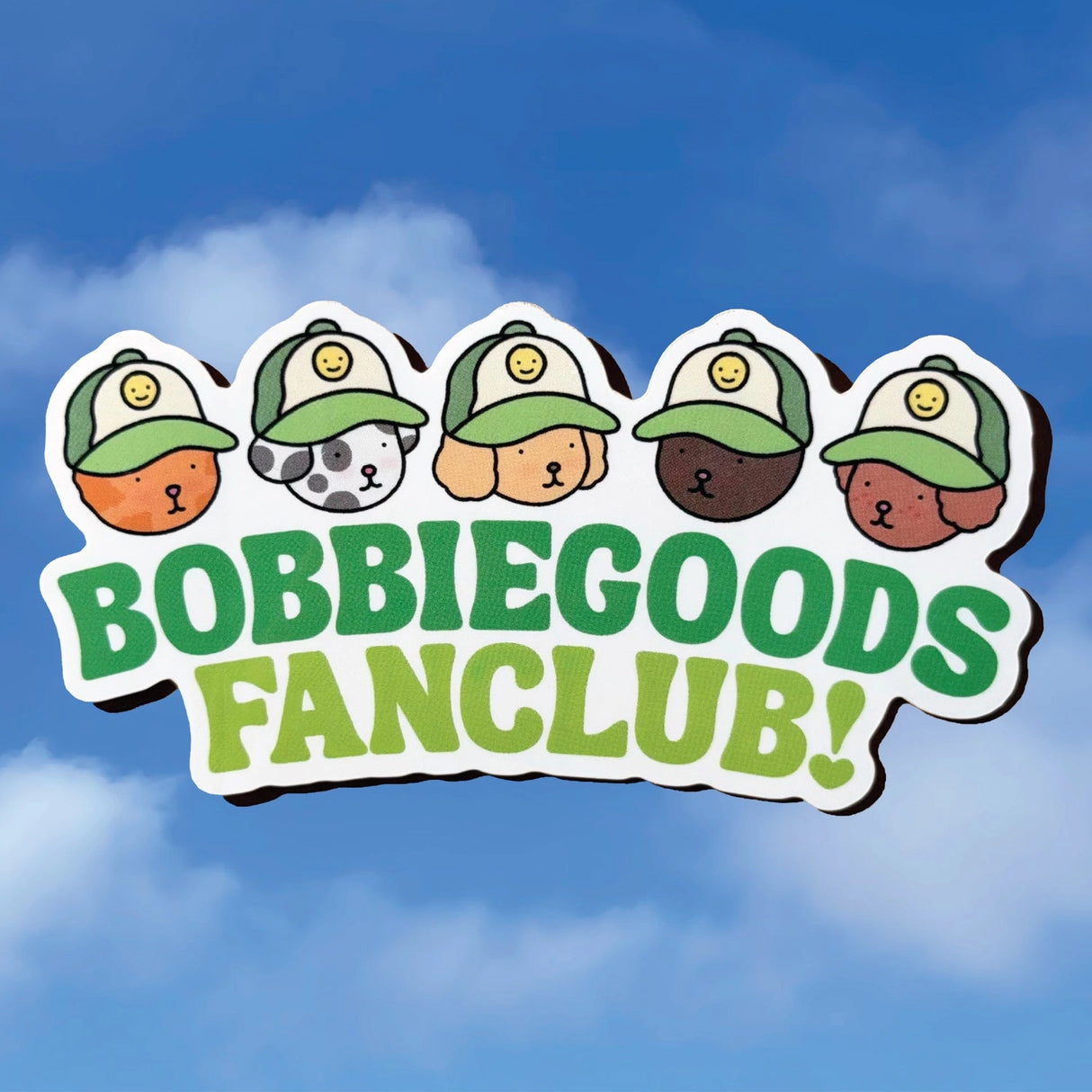 Bobbie Goods Vinyl Sticker - Fan Club
1 vinyl sticker
Weatherproof
Gloss finish
Approximately 4" x 2"