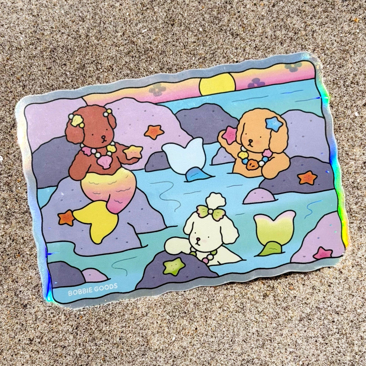 Bobbie Goods Vinyl Sticker - Mermaid Lagoon
1 vinyl sticker
Weatherproof
Gloss finish
Approximately 4.5" x 3"