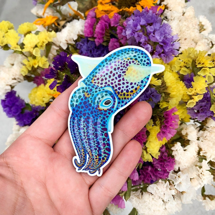 Bobtail Squid Sticker