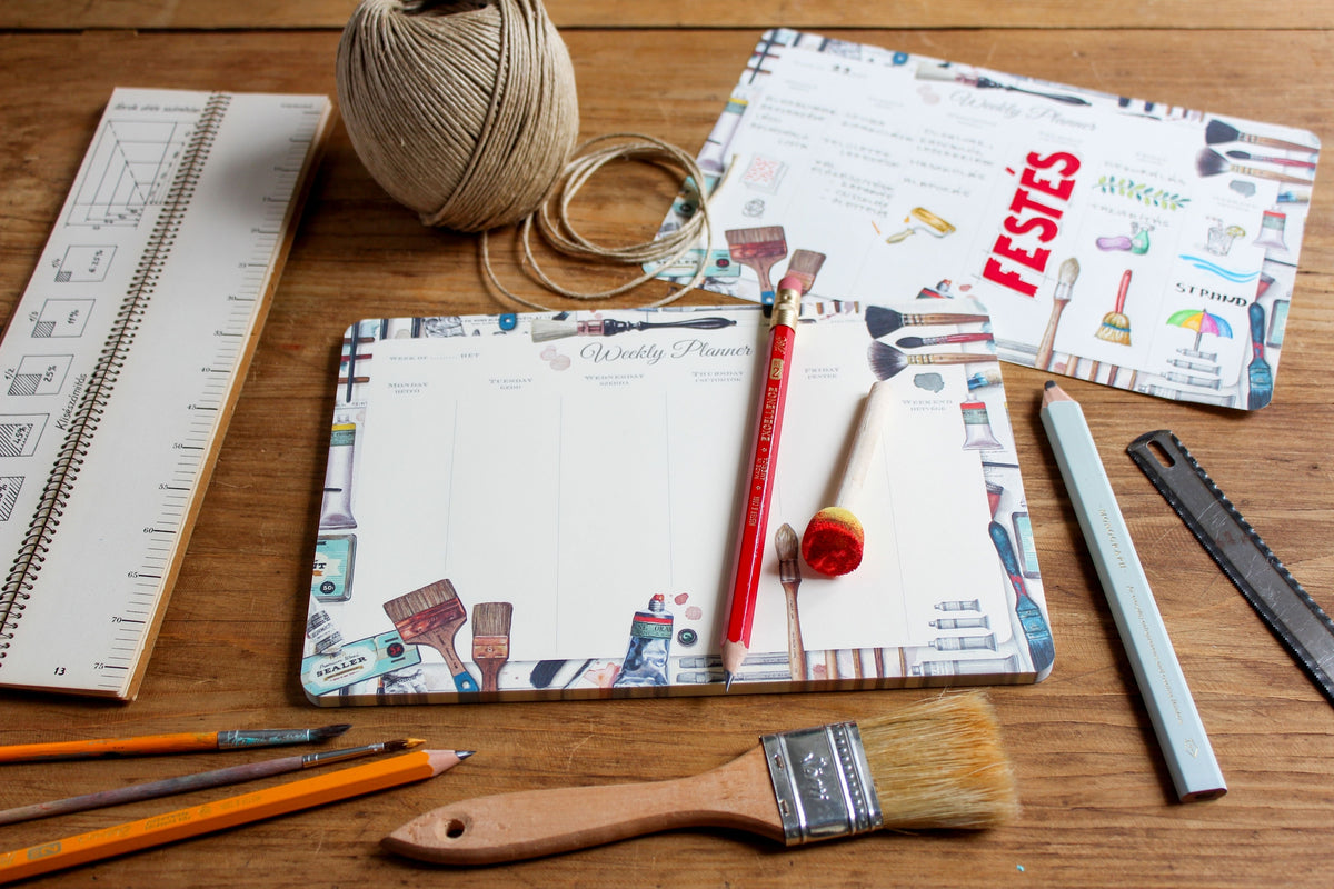 Planificador semanal de escritorio Atelier