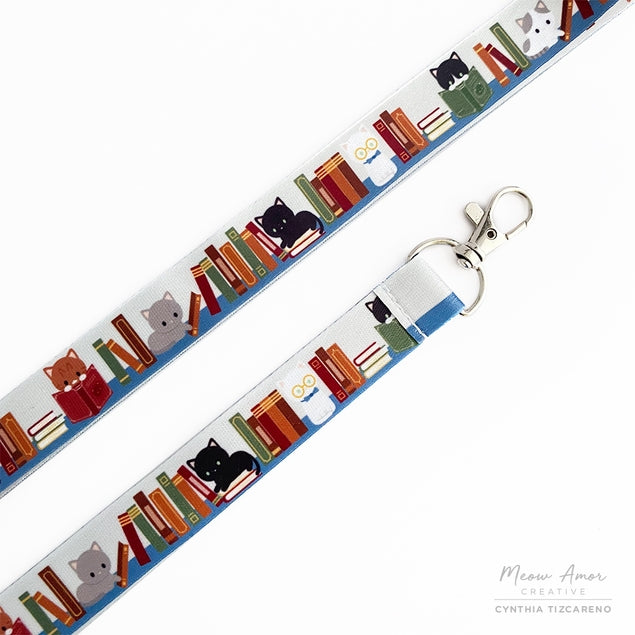 Cordón para libros con forma de gato