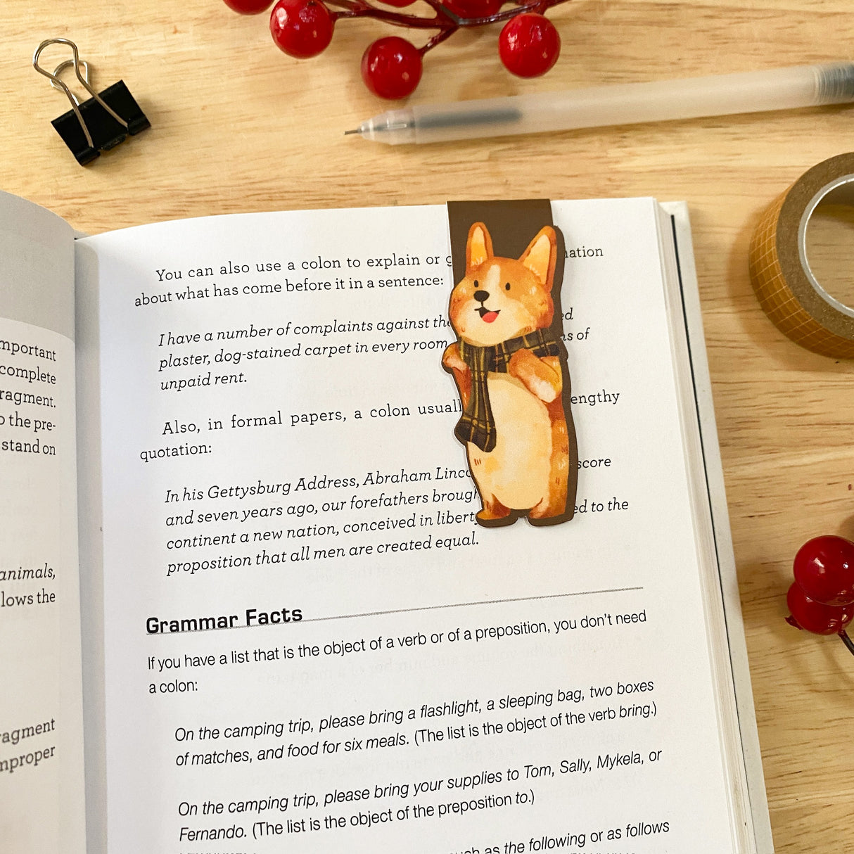 PaperaicaShop Chill Doggo Magnetic Bookmark