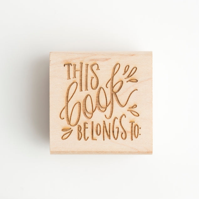 Bookplate Rubber Stamp