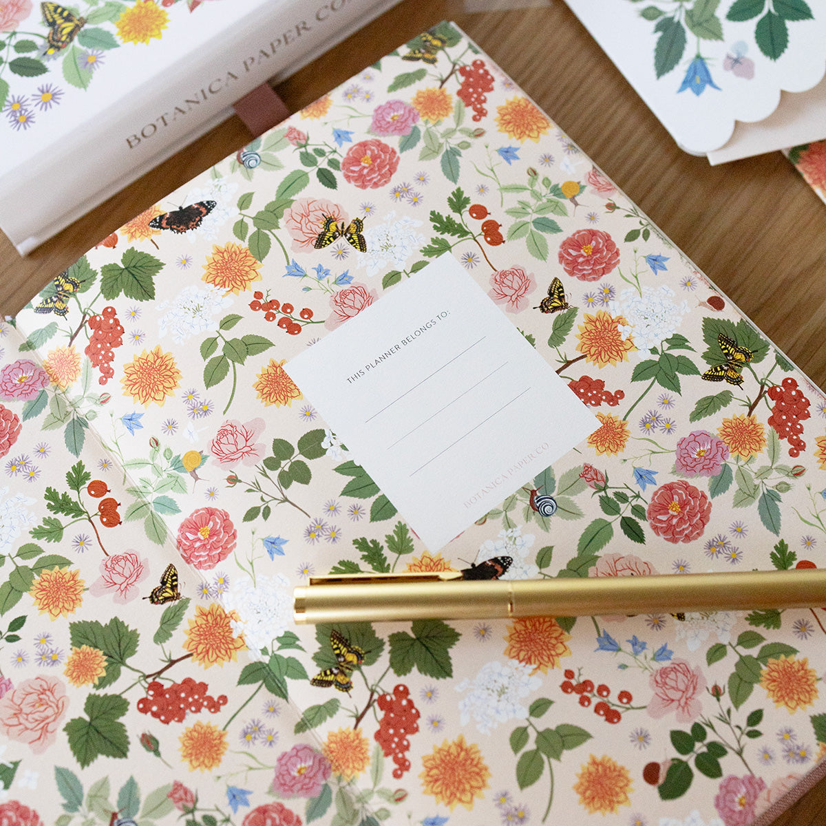 Herbarium | Linen-Bound Undated Planner
Hand-illustrated luxurious undated planner
Size: 6.25"x 8.5" x 0.75"
Lay-flat binding
Cover printed in full color and gold foil stamped
Matte gold foil-gilded edges ~ Full-color Book linen cloth
Illustrated inner pages
2 satin bookmarks
120 gsm natural white interior pages
Back pocket
Undated with room for 12 months
Birthdays and Special events spread
Monthly view located at the start of each month.
Weekly view
Notes pages