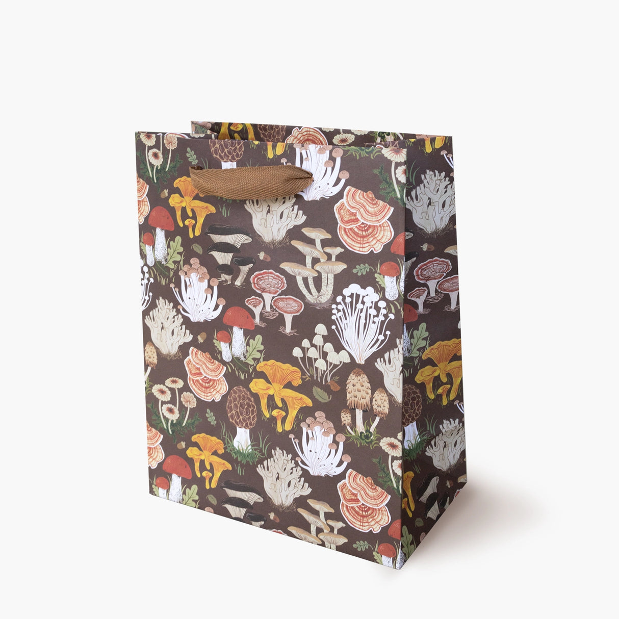 Botanica Paper Co. Medium Gift Bag - Mushrooms
Heavyweight uncoated paper stock
Printed in full color
Cotton ribbon handles
Cardboard floor insert
Size: 8" x 10.25" x 4.25"