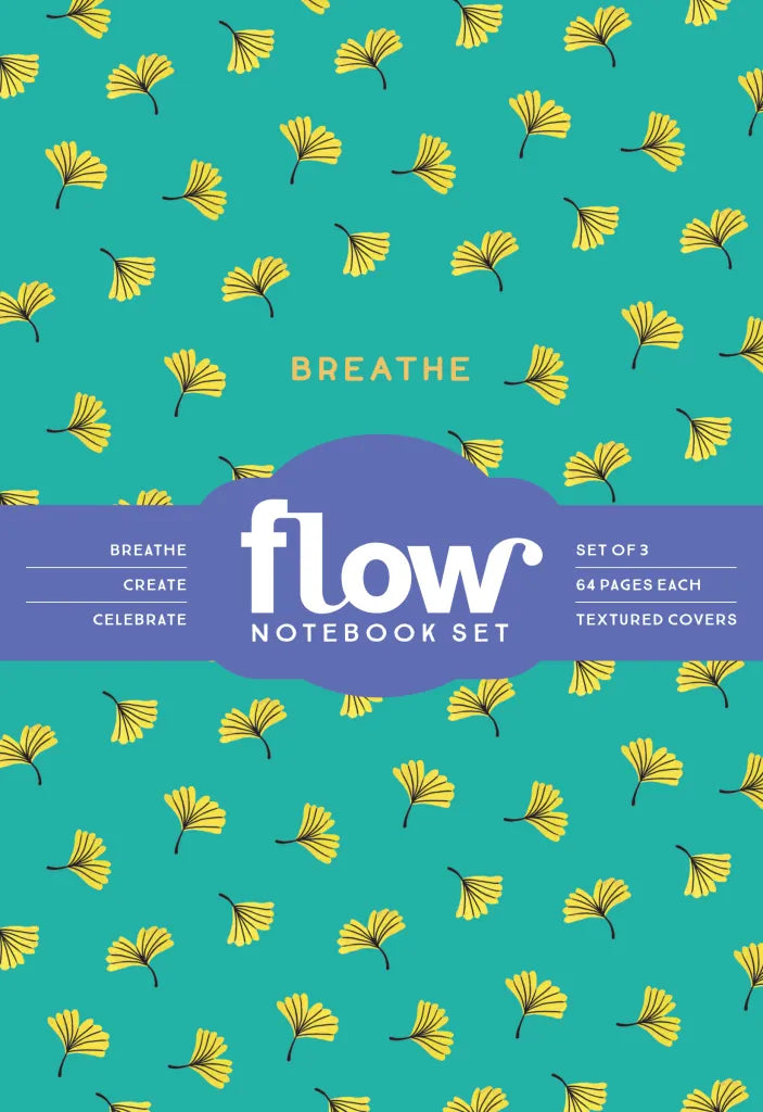 Whether you’re journaling, sketching, or brainstorming, this set of three elegantly designed notebooks suits all of your creative needs. Breath helps you reflect and record your thoughts; Create lets your work through bright ideas; and Celebrate encourages you to strive for and reach your goals.
