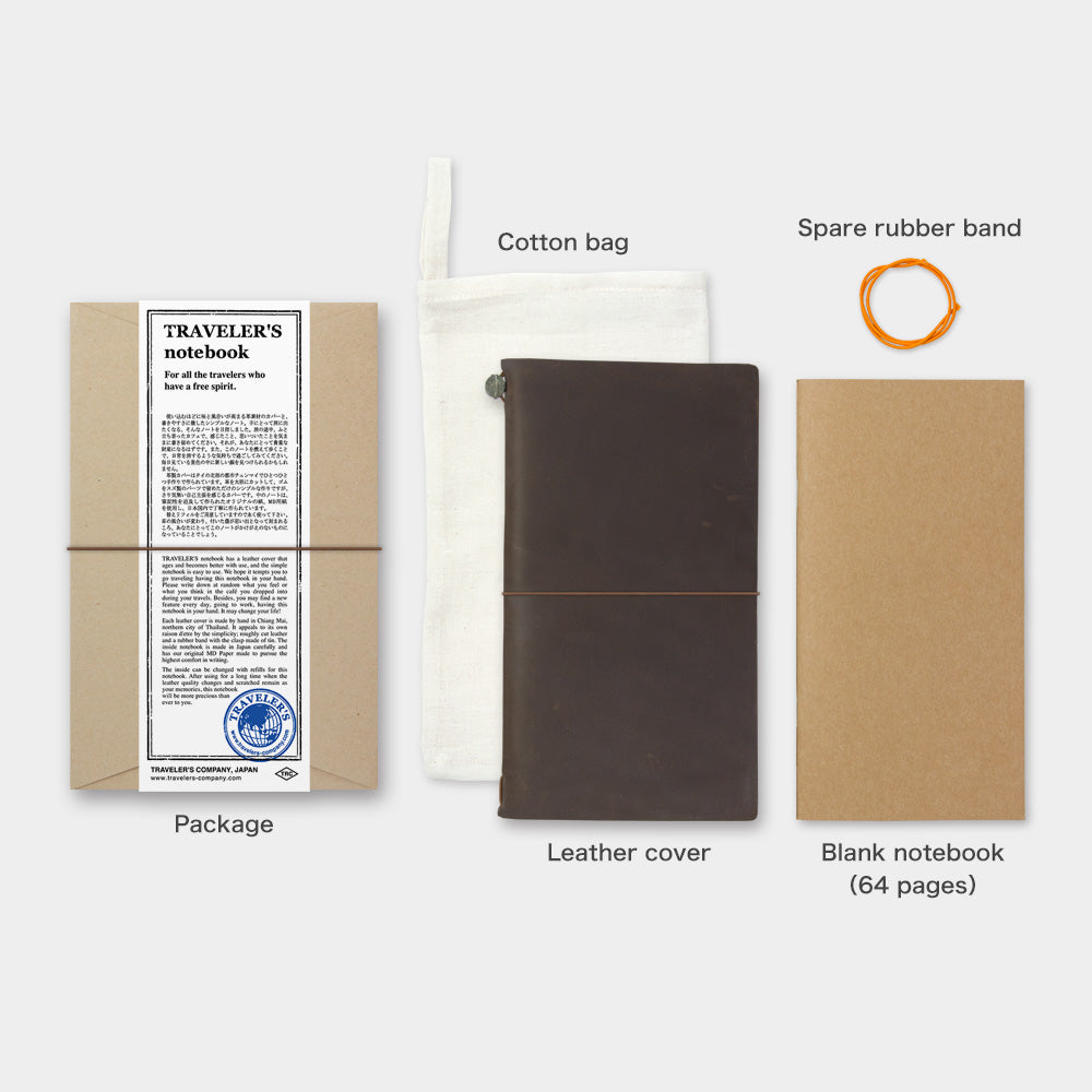 TRAVELER'S notebook Brown (Regular Size)