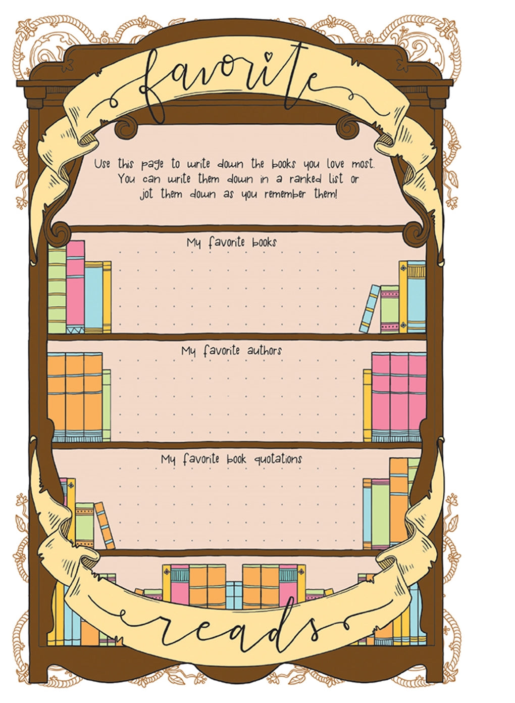 In Bullet It! Lists for Living: A Notebook for Charting Your Tasks, Hopes and Dreams, author/illustrator Nicole Lara gives bullet journalers beautifully illustrated, full-color pages and prompts for recording their “life lists.”