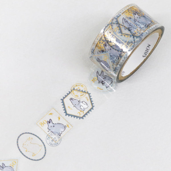 Bunny Stamp Story Clear Tape