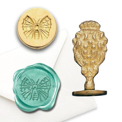 Butterfly Florentine Brass Wax Seal Stamper