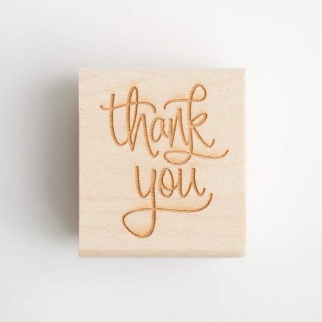 Calligraphy Thank You Stamp