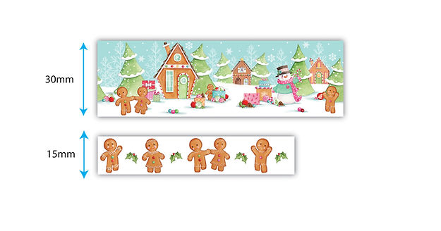 Candy Christmas Washi Tape 2/Pkg