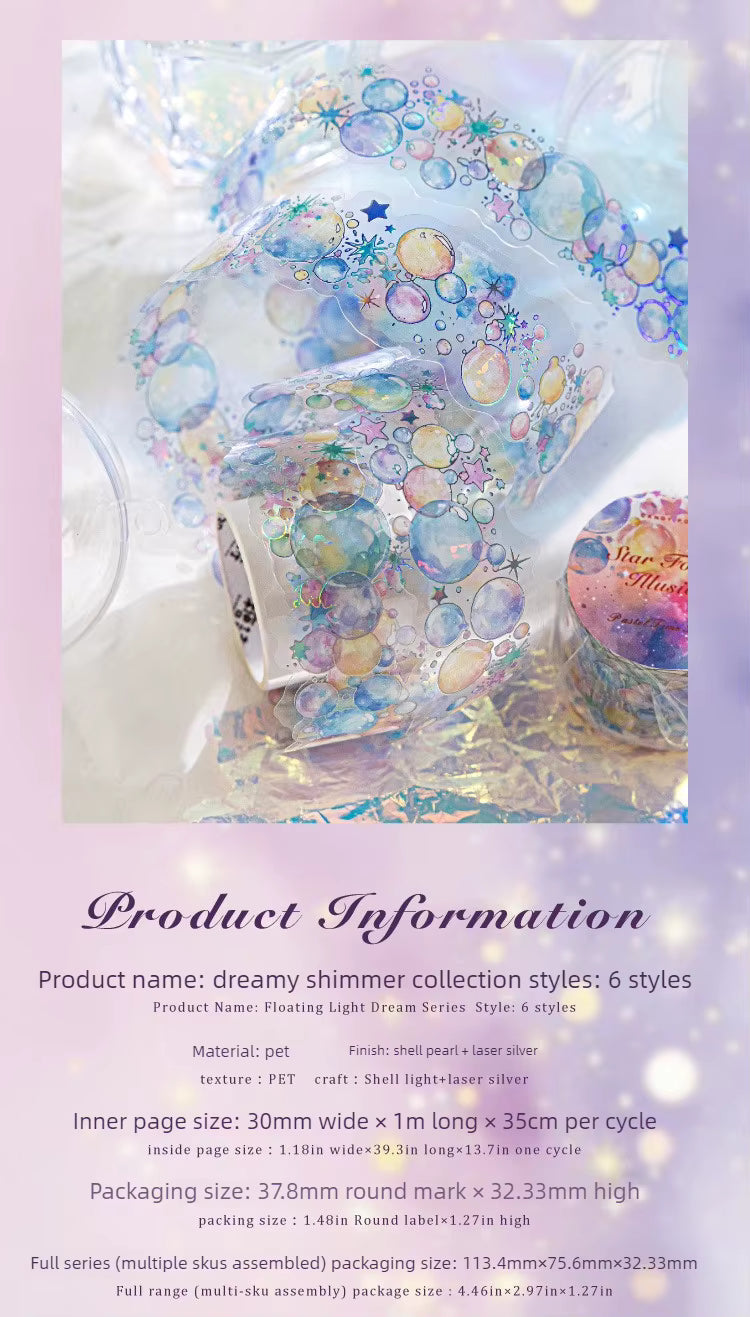Candy Poetry Holographic PET Tape