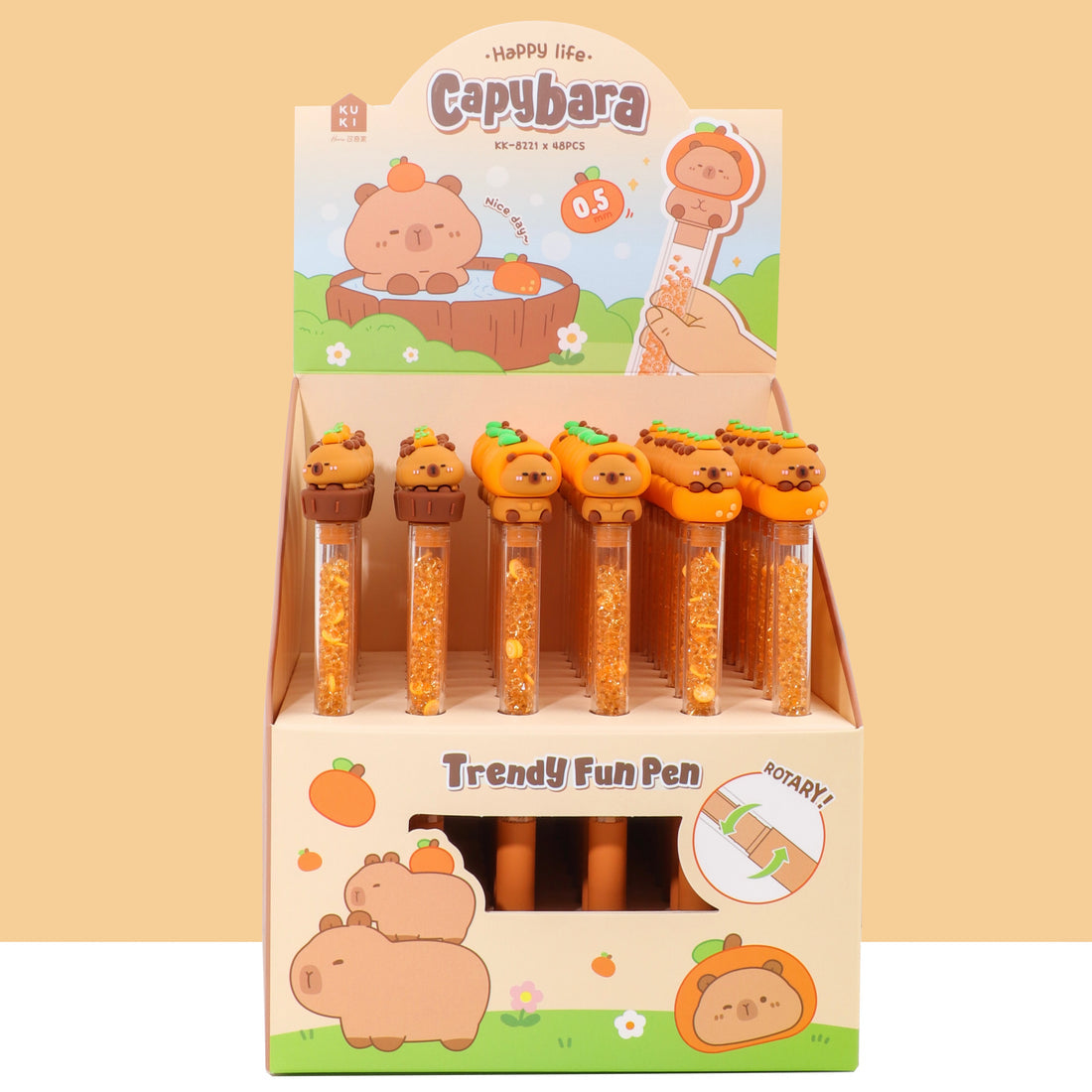 Capybara Crystal Gel Pen