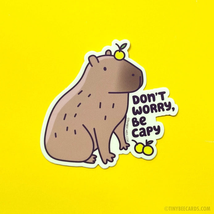 Capybara Vinyl Sticker