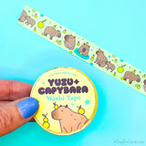 Capybara & Yuzu Washi Tape