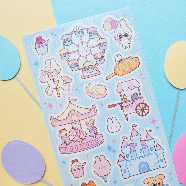 Carnival Cuties Sticker Sheet