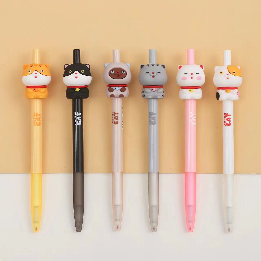 Cat Likes Fish Gel Pen