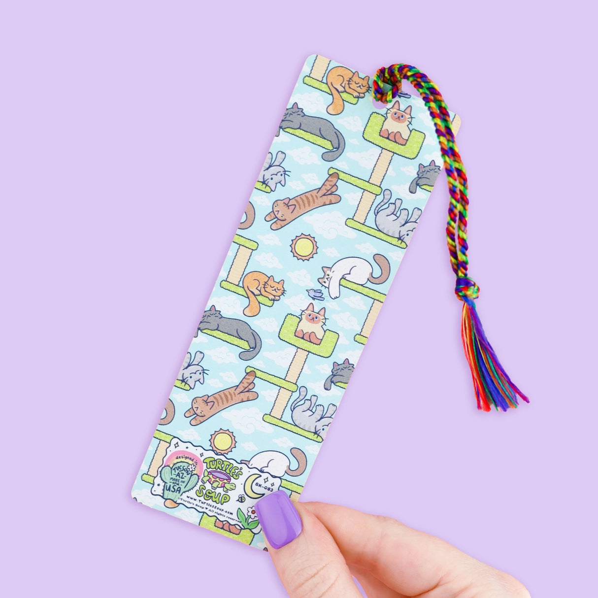Hold your spot in style with our fun and funky bookmark collection! Whether you prefer romance, fantasy, or science fiction, our bookmarks will fit perfectly between the pages of your favorite novel.
🐢 Bookmark is printed on sustainably-sourced premium ultra-thick card stock with soft-touch matte texture
🐢 Unique design on the front and back
🐢 Bookmark measures 2" x 6"
🐢 Copyright © 2025 Turtle's Soup. All Rights Reserved.