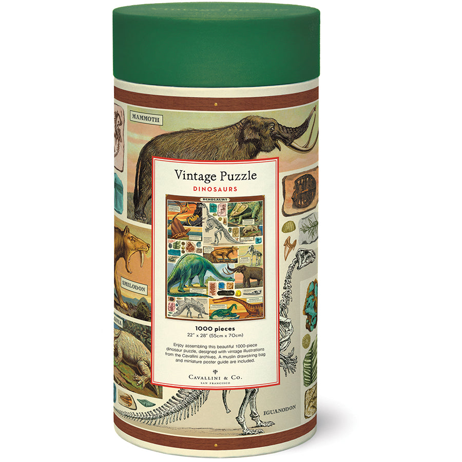 Cavallini & Co 1,000 Piece Puzzle - Dinosaurs