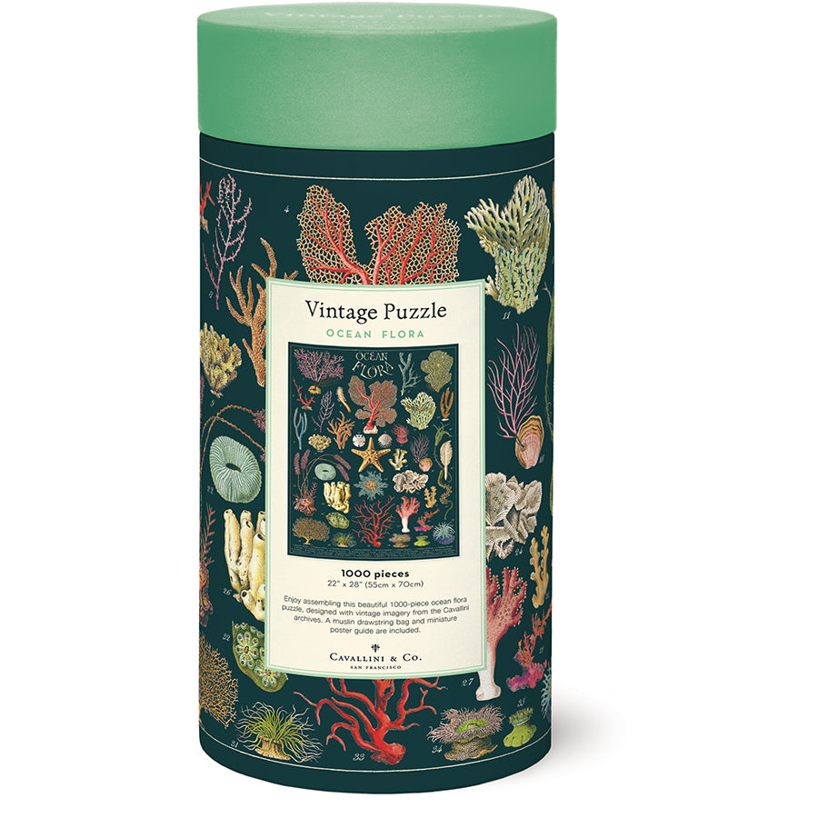 Cavallini & Co 1,000 Piece Puzzle - Ocean Flora