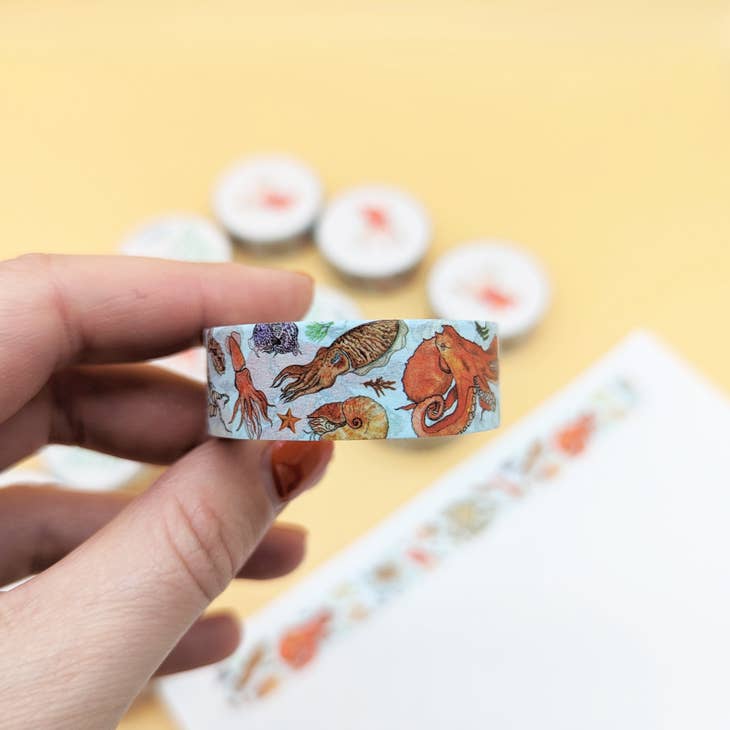 Cephalopods Octopus Washi Tape