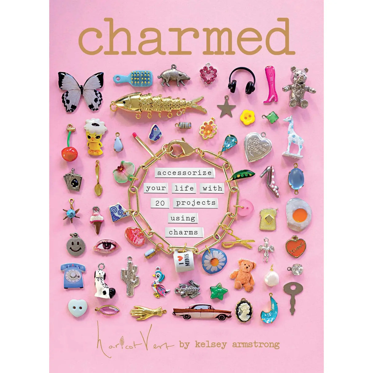 Transform tiny treasures into something new with Charmed, your new handbook to creating charmed accessories.
Teaching you how to create charms from flea market finds, buttons, paper, old jewellery, vintage trinkets and more, you'll first pull together your 3D objects to inspire your accessories. Then, in 20 unique and inspired projects, you'll use these to create totally new accessories with simple methods.
Whether you're adding to your accessories with bag charms, jewellery like necklaces, bracelets and