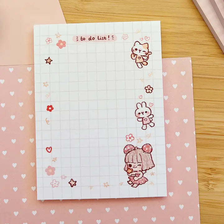 Write down your to do list, grocery list, plants to buy list… whatever kind of list you want! 📝✨
Tear-able sheets
50 sheets per pad
Size: 6.5 x 9 cm
Includes 1 memo pad