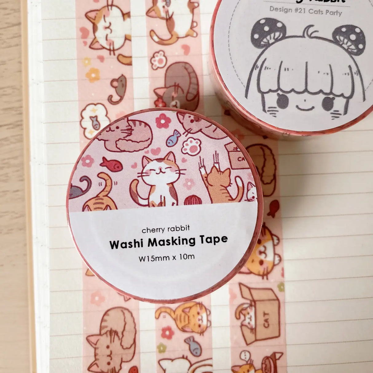 Decorate your planner / diary with this cute little washi tape ♡
Roll size: 15mm x 10m
Material: Washi
Includes 1 roll of washi