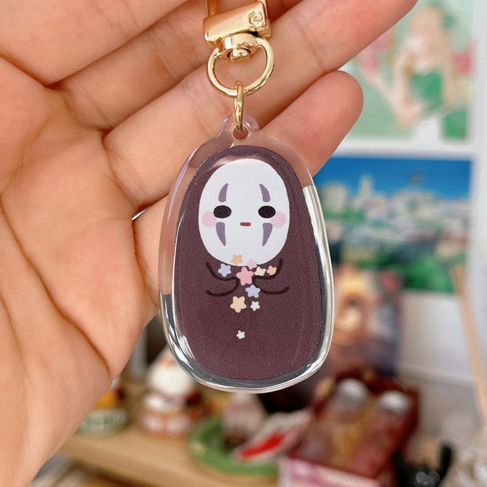 Cherry Rabbit Studio Ghibli: Noface Keychain