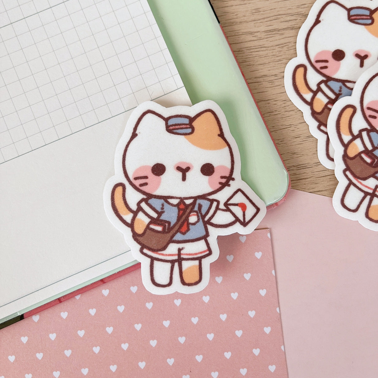 Cherry Rabbit Cherry's Postal Service Sticker #2