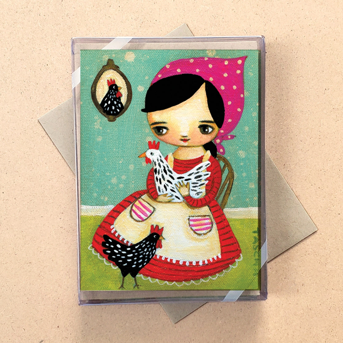 Chickens Mini Boxed Cards