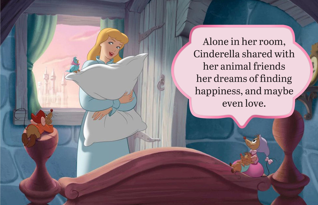 One of Disney’s original animated classics, Cinderella has charmed audiences for generations with its timeless romance, delightful animation, and endearing characters. Now fans can keep this classic fairy tale close to their hearts with this tiny storybook retelling of the iconic film, illustrated with art and imagery pulled straight from the screen.
Part of an exciting new series of miniature storybooks based on popular Disney films, this tiny storybook is a unique collector’s item adult Disney fans will