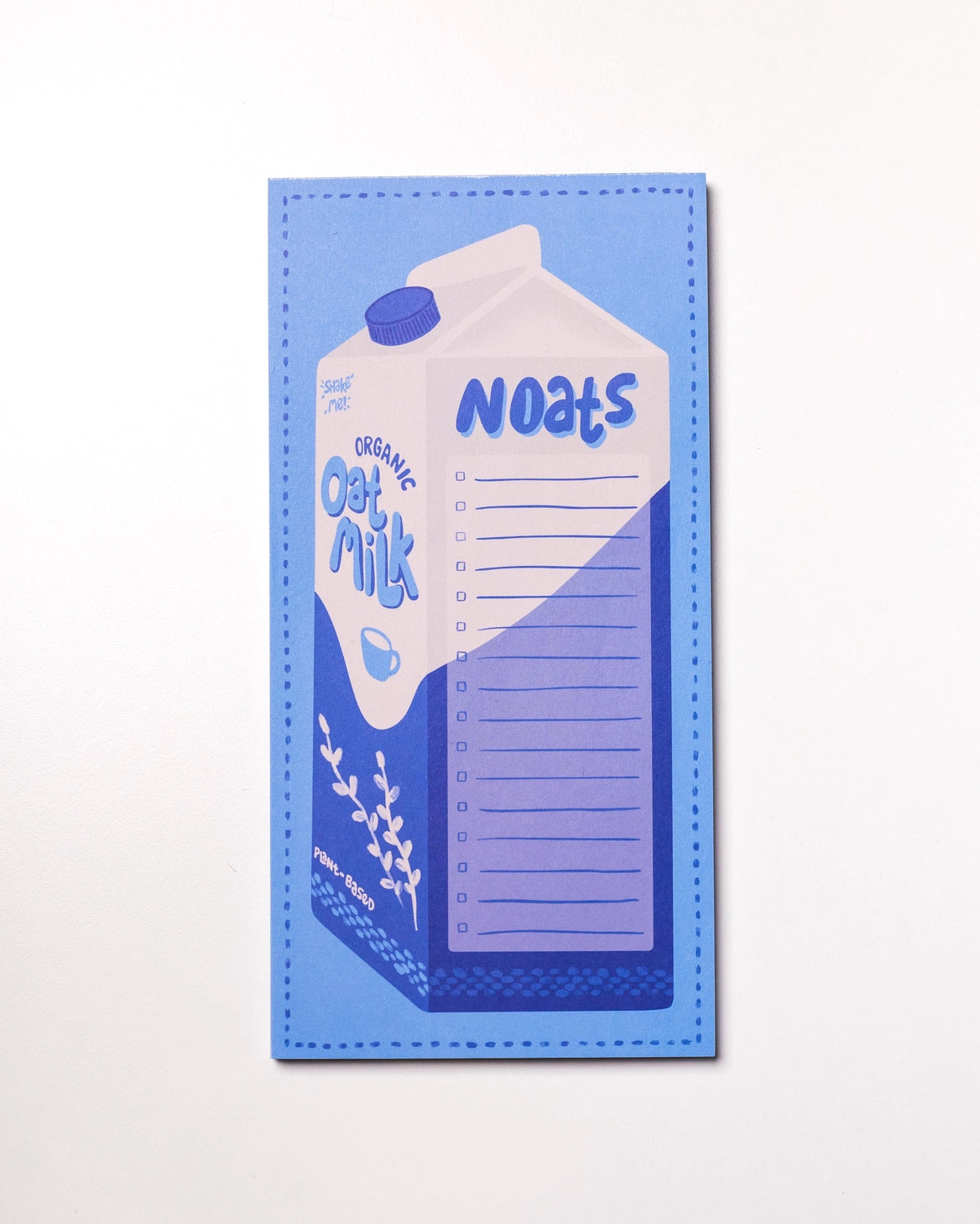 Oat Milk "N-Oat-Pad" Notepad by Clem & Co.
Clem the Bun loves puns almost as much as she loves oats! So she thought the side of her oat milk carton was the perfect place to jot down all her n-oats!